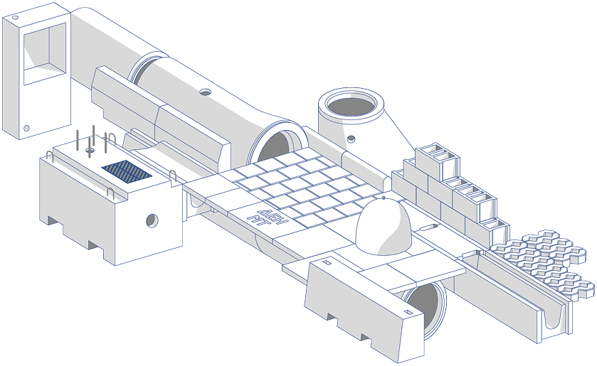Melis Block Illustration